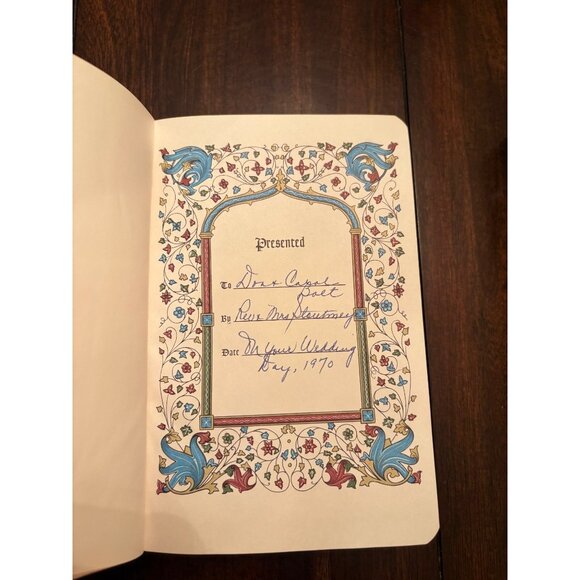 World Bible Student Text Edi King James Vers Red Letter White Imitation Leather - Picture 9 of 16